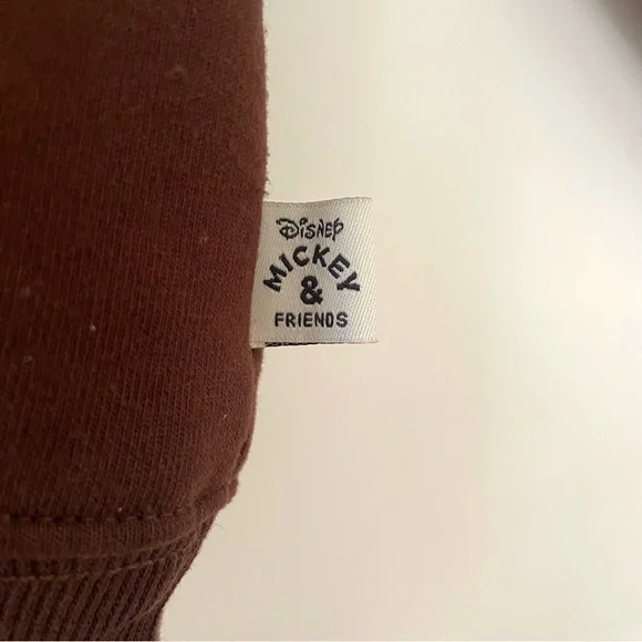 Disney Mickey Mouse Cowboy Pullover Crew Sweatshirt Size M Western Horseshoe - Picture 7 of 12